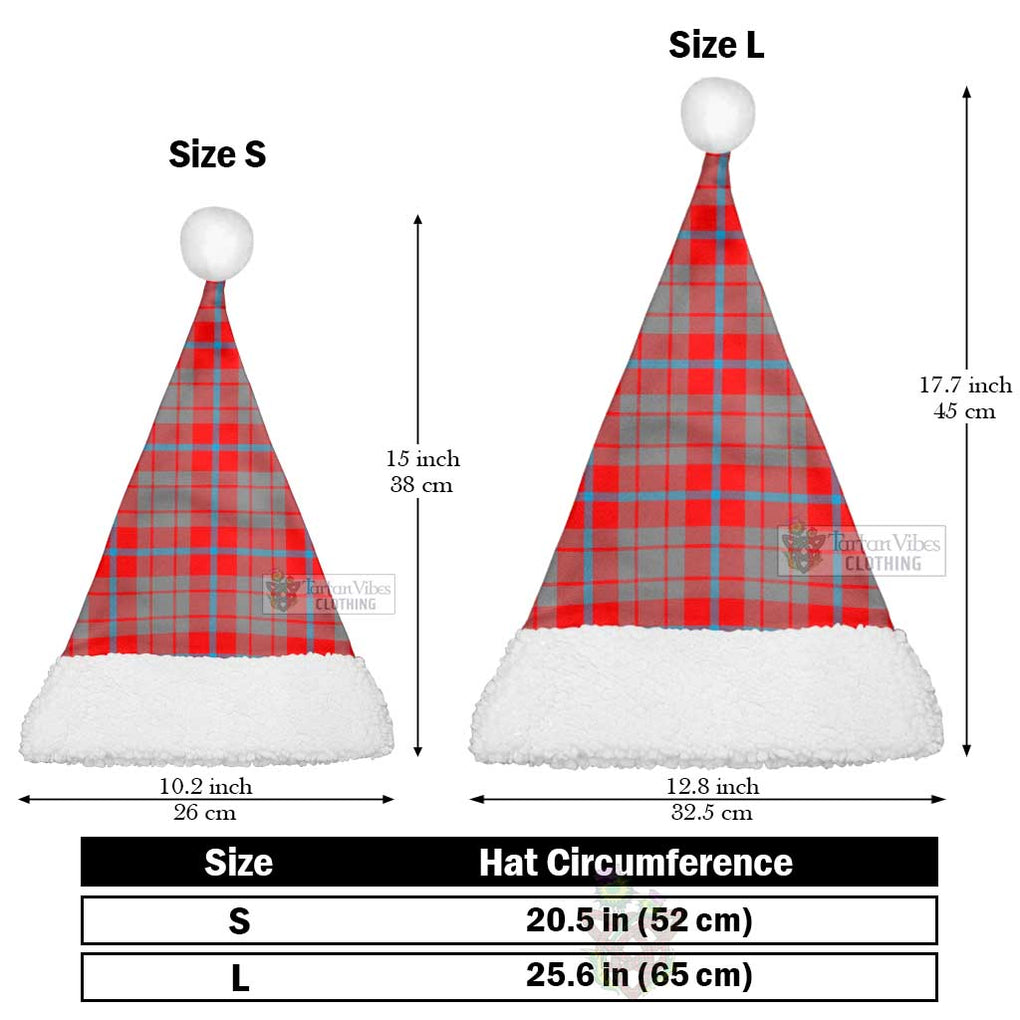 Moubray Tartan Christmas Santa Hats Christmas Hat L 25.6in (65cm) - Tartan Vibes Clothing