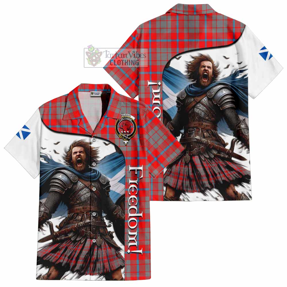 Moubray Crest Tartan Hawaiian Shirt Inspired by the Freedom of Scottish Warrior - Tartan Vibes Clothing