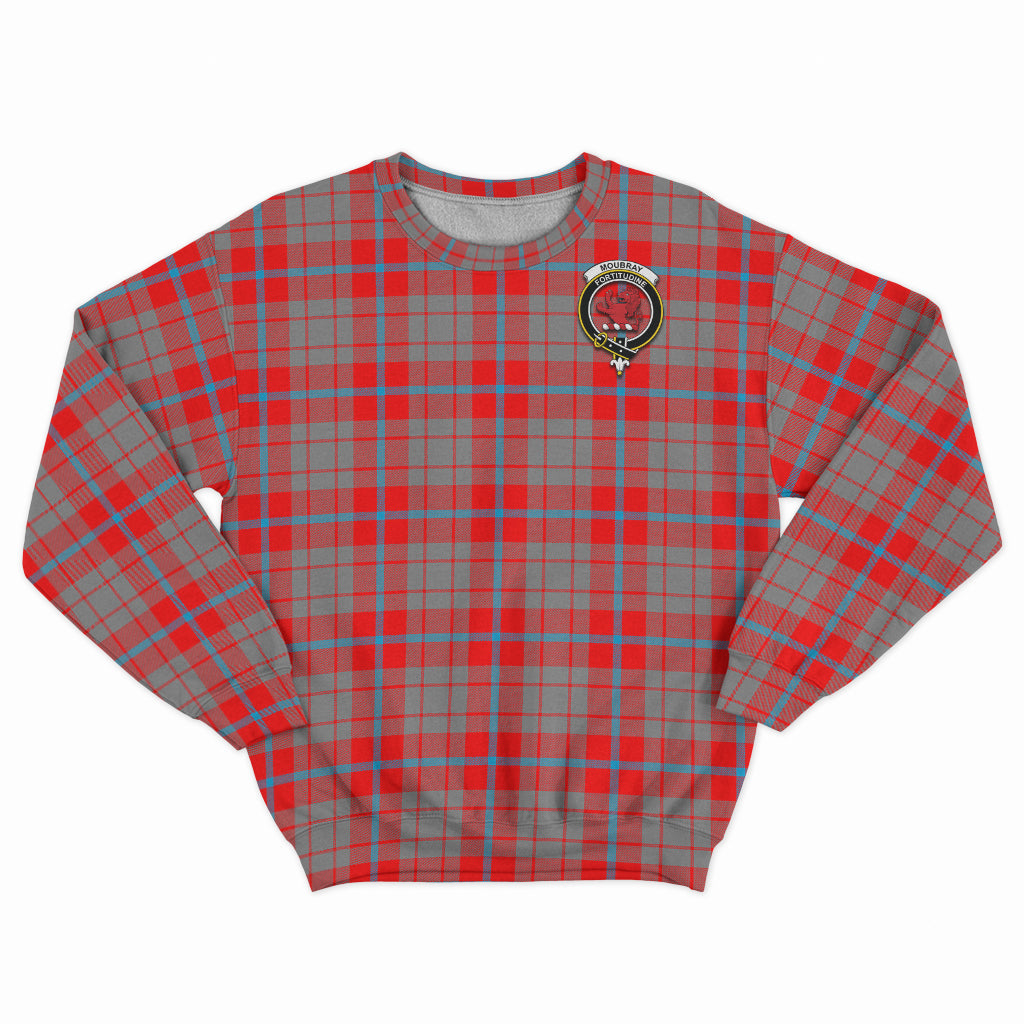 Moubray Tartan Sweatshirt with Family Crest - Tartan Vibes Clothing
