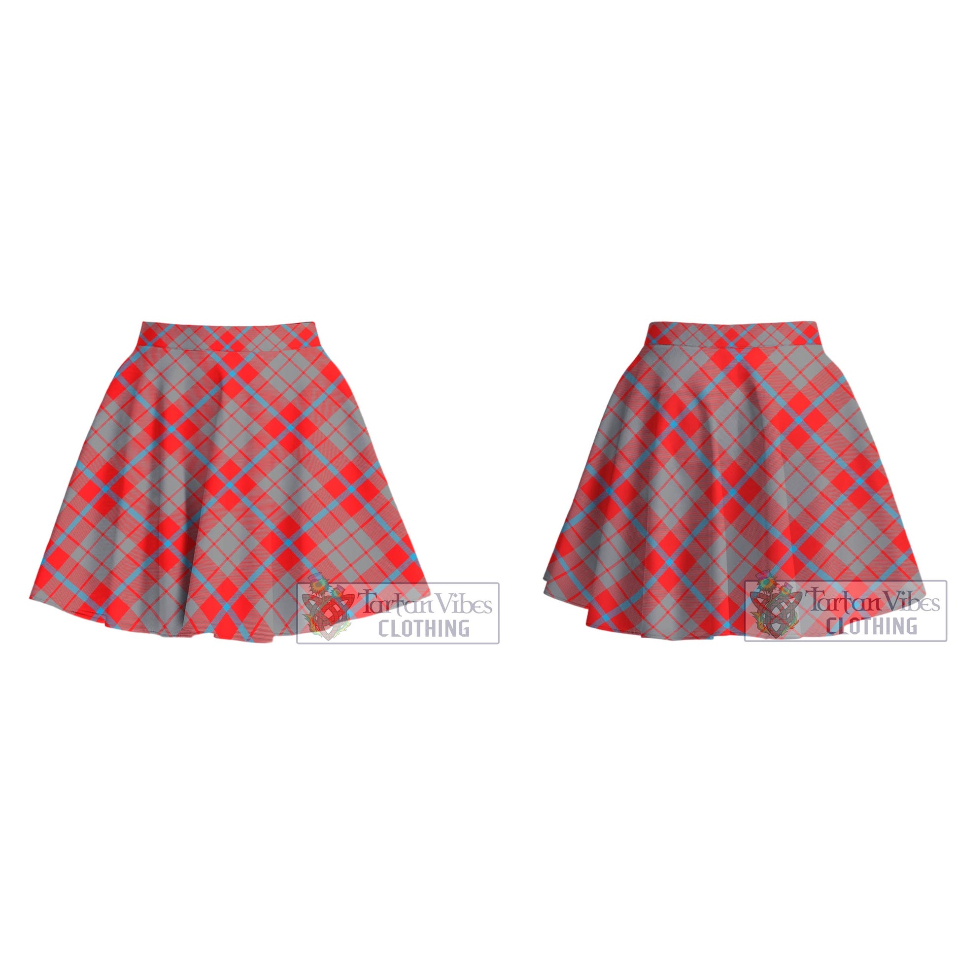 Moubray Tartan Women's Plated Mini Skirt Cross Style - Tartan Vibes Clothing