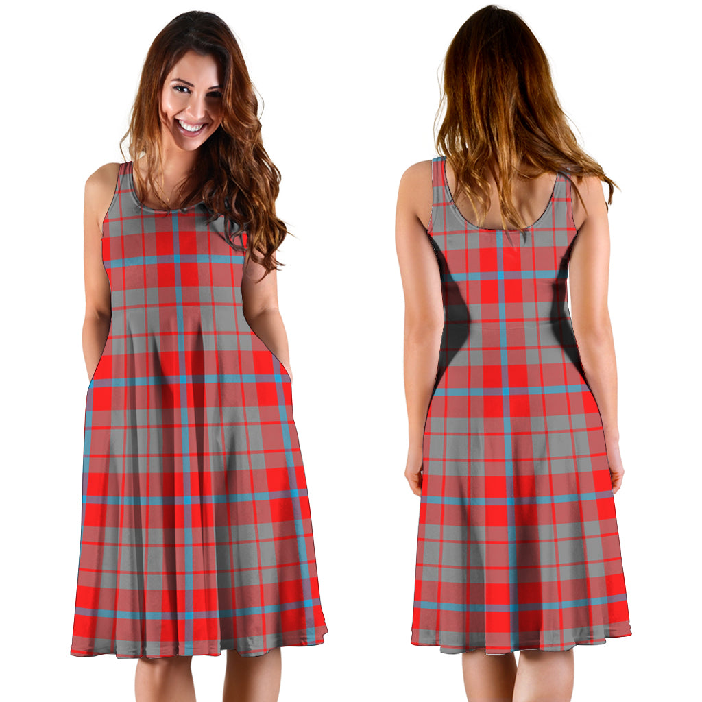Moubray Tartan Sleeveless Midi Womens Dress - Tartan Vibes Clothing