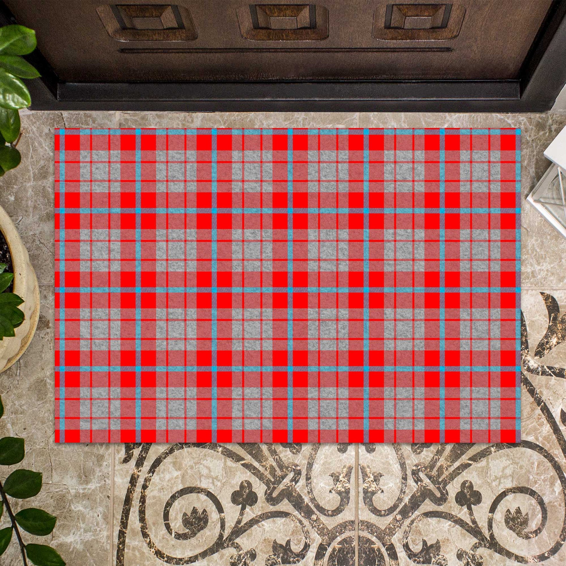 Moubray Tartan Rubber Doormat - Tartan Vibes Clothing