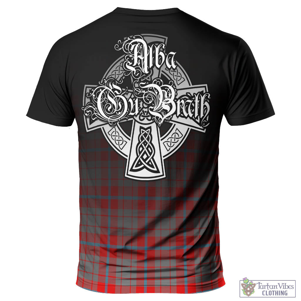 Moubray Tartan T-Shirt Featuring Alba Gu Brath Family Crest Celtic Inspired - Tartan Vibes Clothing