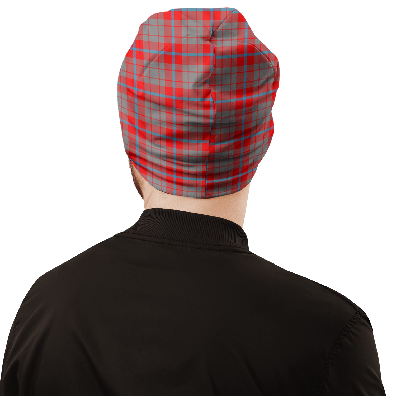 Moubray Tartan Beanies Hat with Family Crest - Tartan Vibes Clothing