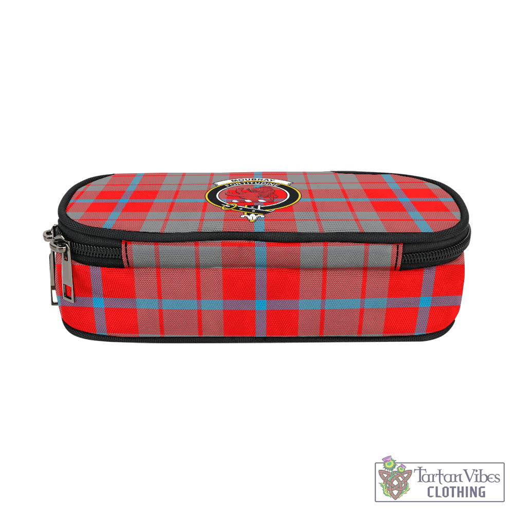 Moubray Tartan Pen and Pencil Case with Family Crest - Tartan Vibes Clothing