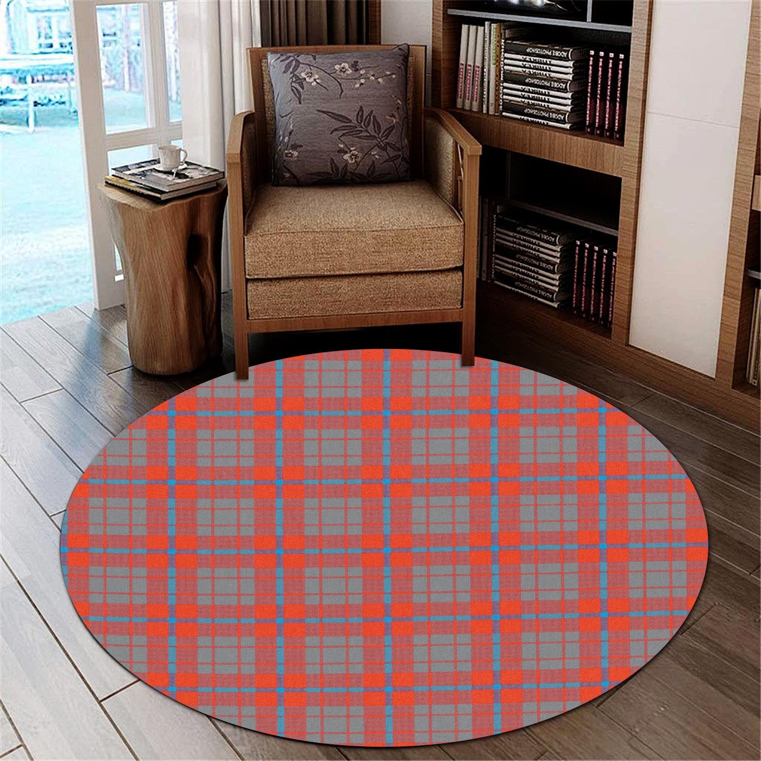 Moubray Tartan Round Rug - Tartan Vibes Clothing