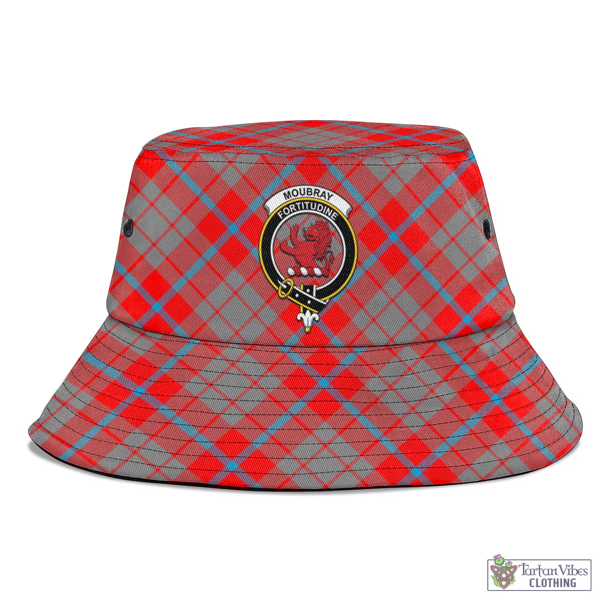 Moubray Crest Tartan Premium Blanket Black