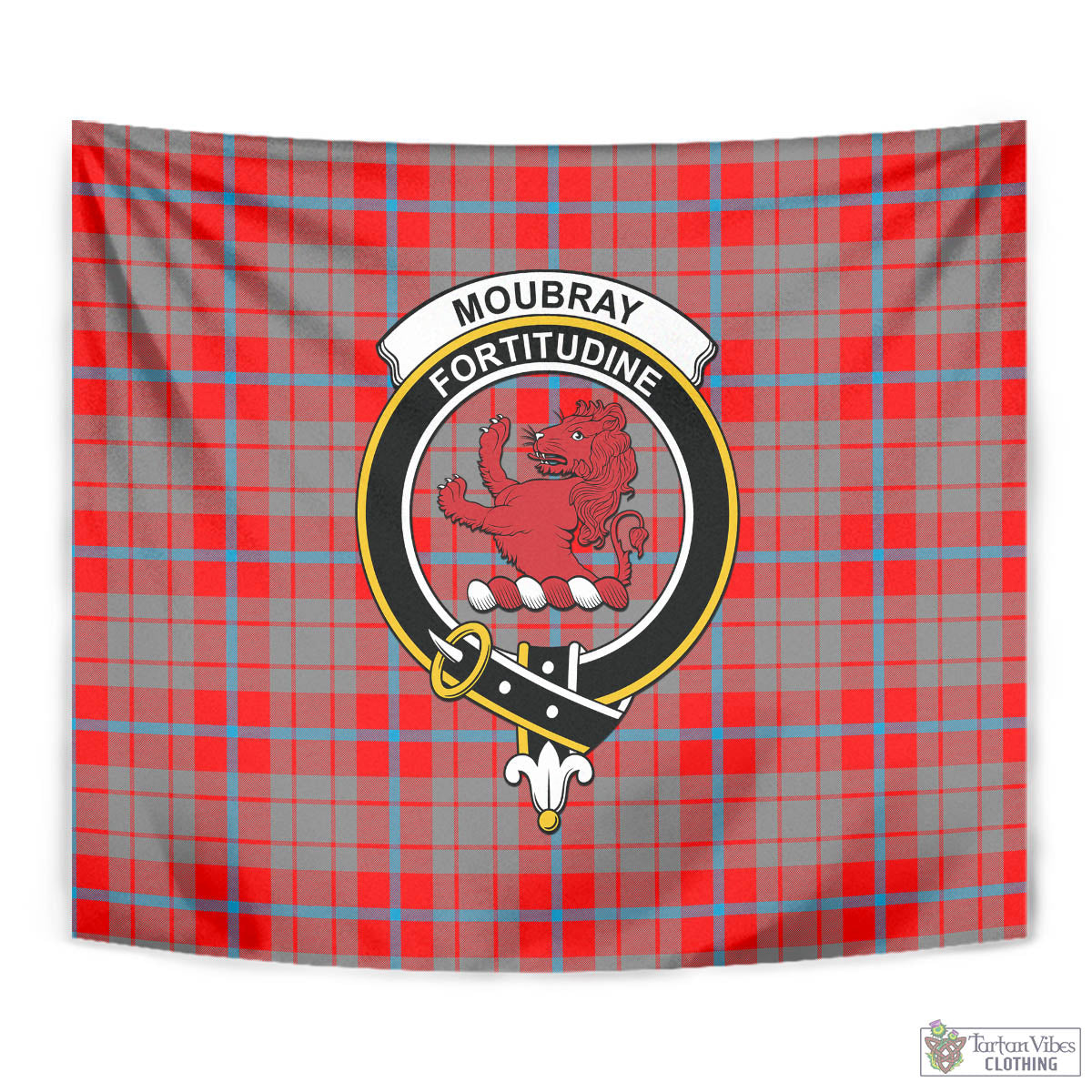 Moubray Tartan Tapestry Wall Hanging and Home Decor for Room with Family Crest - Tartan Vibes Clothing