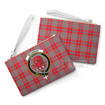 Tartan Vibes Clothing Moubray Family Crest Tartan Clutch Bag