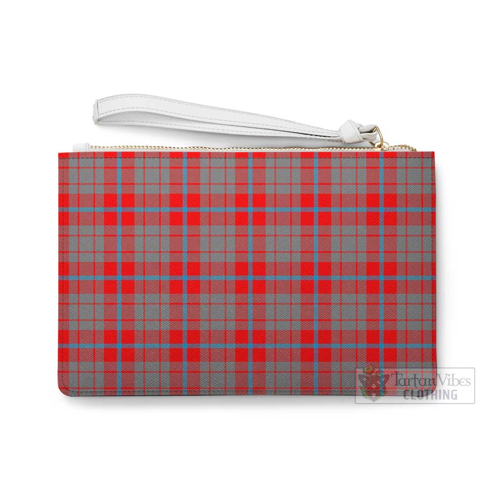 Tartan Vibes Clothing Moubray Family Crest Tartan Clutch Bag