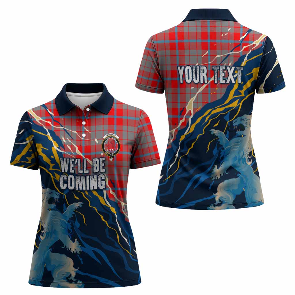Moubray Scotland Tartan Women Polo Shirt WC2026 Football - We'll Be Coming