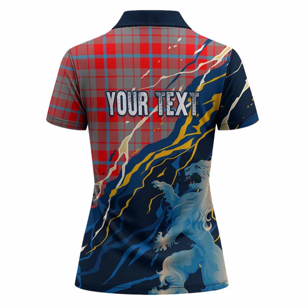 Moubray Scotland Tartan Women Polo Shirt WC2026 Football - We'll Be Coming