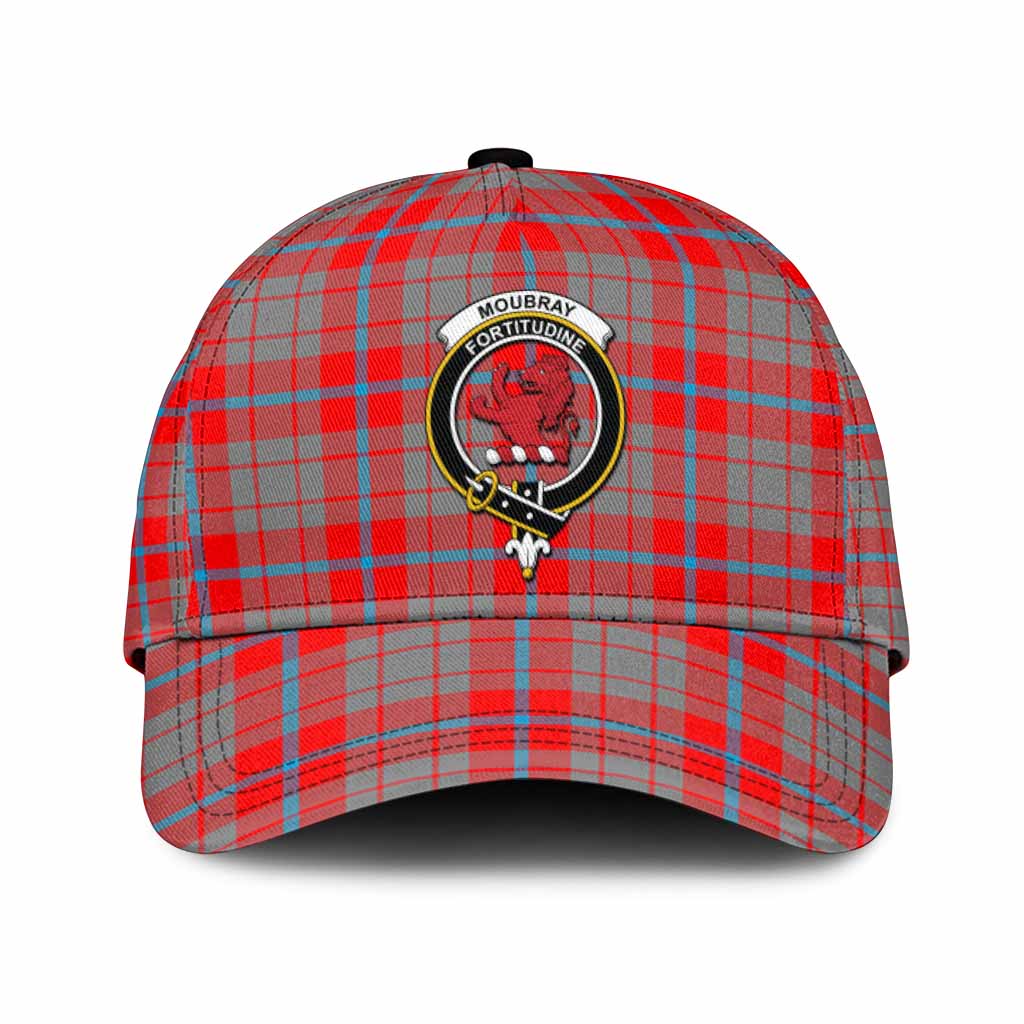 Moubray Tartan Classic Cap with Family Crest