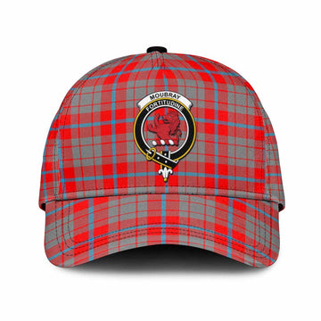 Moubray Tartan Classic Cap with Family Crest