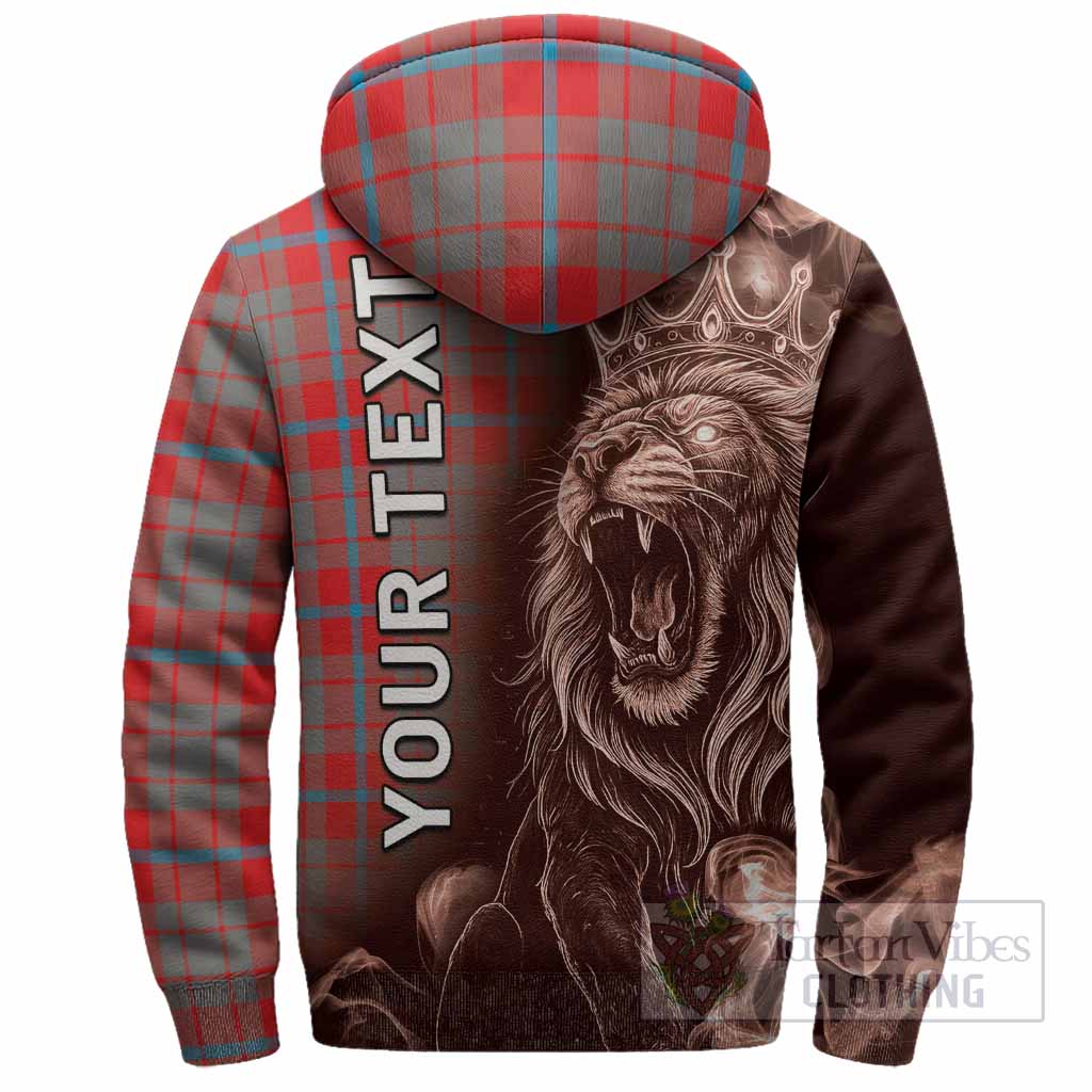 Moubray Tartan Sherpa Hoodie Roaring Lion Heritage