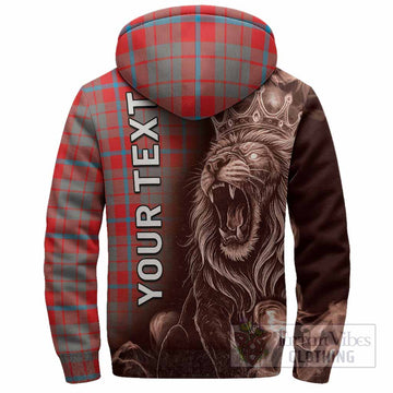 Moubray Tartan Sherpa Hoodie Roaring Lion Heritage