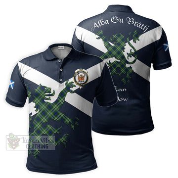 Mow Tartan Lion Rampant Polo Shirt Proudly Display Your Heritage with Alba Gu Brath and Clan Name Kid - Tartan Vibes Clothing