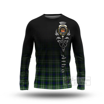 Mow Tartan Long Sleeve T-Shirt Featuring Alba Gu Brath Family Crest Celtic Inspired Unisex - Tartan Vibes Clothing