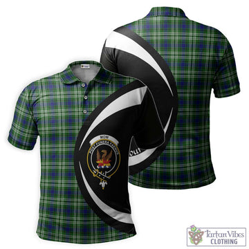 Mow Tartan Men's Polo Shirt with Family Crest Circle Style Kid - Tartan Vibes Clothing