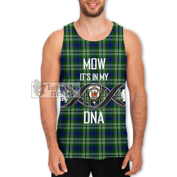 Mow Tartan Men's Tank Top with Family Crest DNA In Me Style Men - Tartan Vibes Clothing