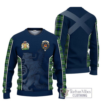 Mow Tartan Ugly Sweater with Family Crest and Lion Rampant Vibes Sport Style Unisex - Tartan Vibes Clothing