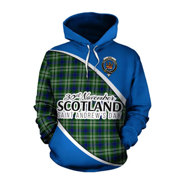 Mow Family Crest Tartan Cotton Hoodie Celebrate Saint Andrew's Day in Style Pullover Hoodie XS - Tartan Vibes Clothing