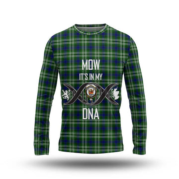Mow Tartan Long Sleeve T-Shirt with Family Crest DNA In Me Style Unisex - Tartan Vibes Clothing