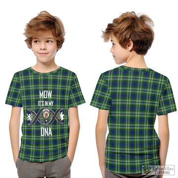 Mow Tartan Kid T-Shirt with Family Crest DNA In Me Style Youth XL Size14 - Tartan Vibes Clothing