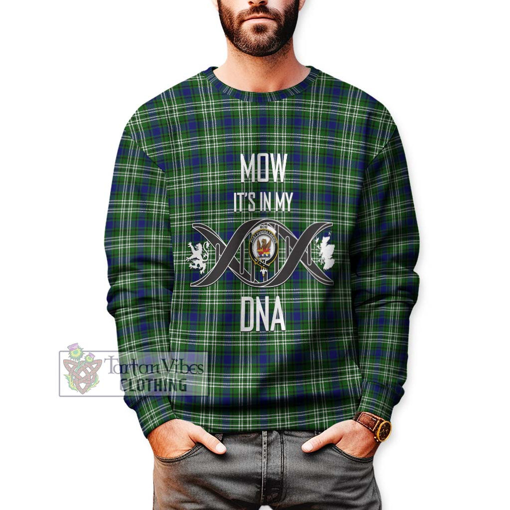 Mow Tartan Sweatshirt with Family Crest DNA In Me Style Unisex - Tartan Vibes Clothing