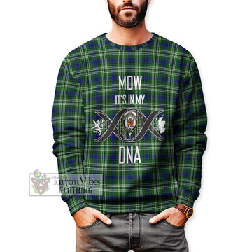 Mow Tartan Sweatshirt with Family Crest DNA In Me Style Unisex - Tartan Vibes Clothing