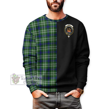 Mow Tartan Sweatshirt with Family Crest and Half Of Me Style Unisex - Tartan Vibes Clothing