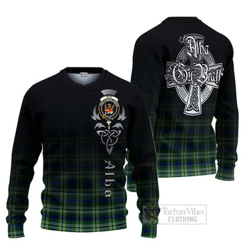 Mow Tartan Ugly Sweater Featuring Alba Gu Brath Family Crest Celtic Inspired Unisex - Tartan Vibes Clothing