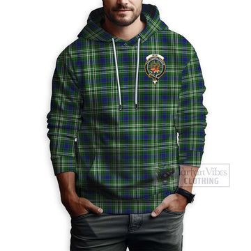 Mow Tartan Hoodie with Family Crest Celtic Skull Style - Tartan Vibes Clothing