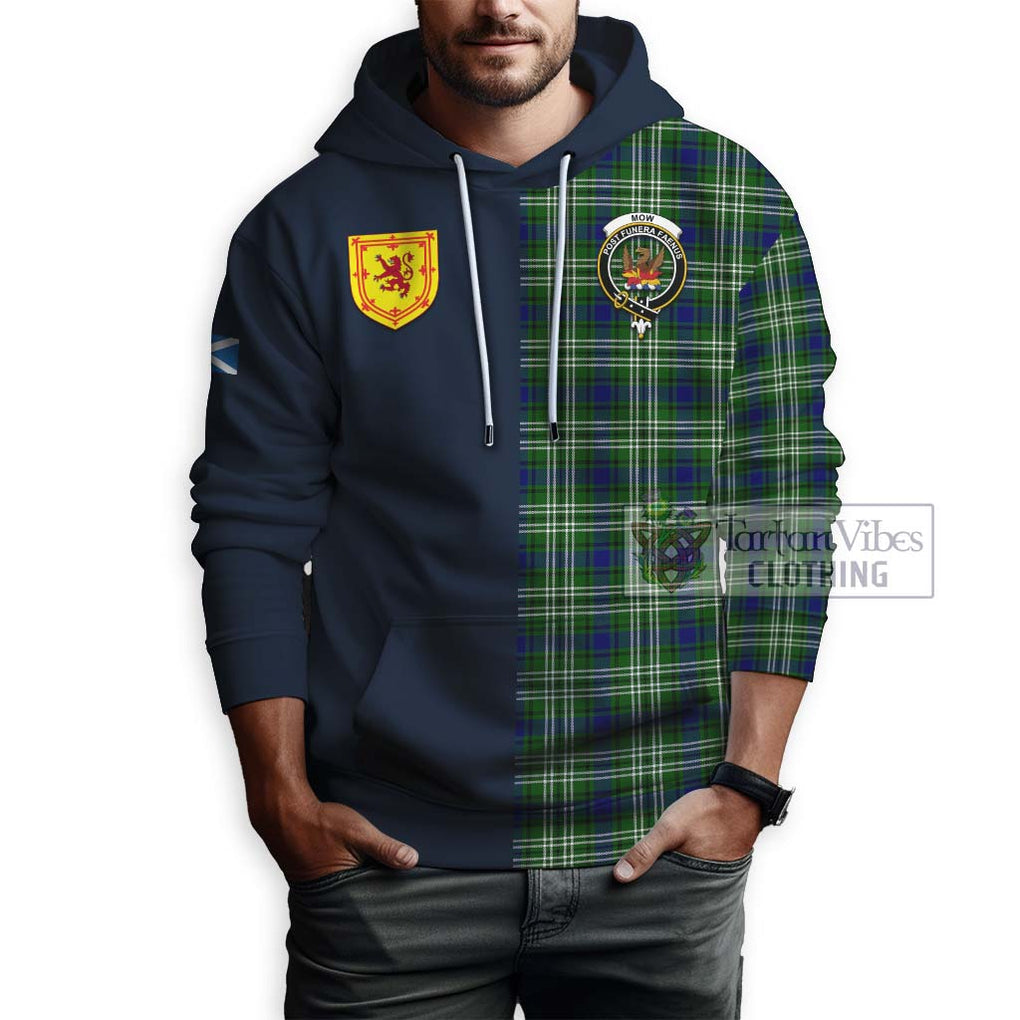 Mow Tartan Hoodie Alba with Scottish Lion Royal Arm Half Style - Tartan Vibes Clothing