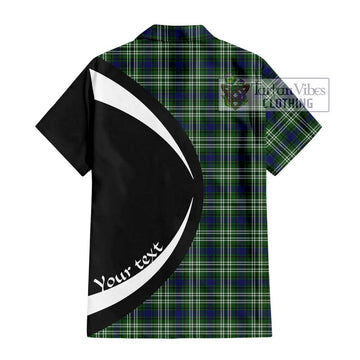 Mow Tartan Hawaiian Shirt with Family Crest Circle Style - Tartan Vibes Clothing