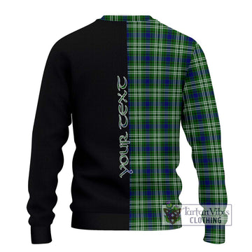 Mow Tartan Ugly Sweater with Family Crest and Half Of Me Style - Tartan Vibes Clothing