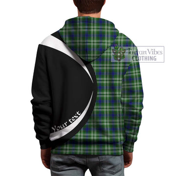 Mow Tartan Hoodie with Family Crest Circle Style - Tartan Vibes Clothing