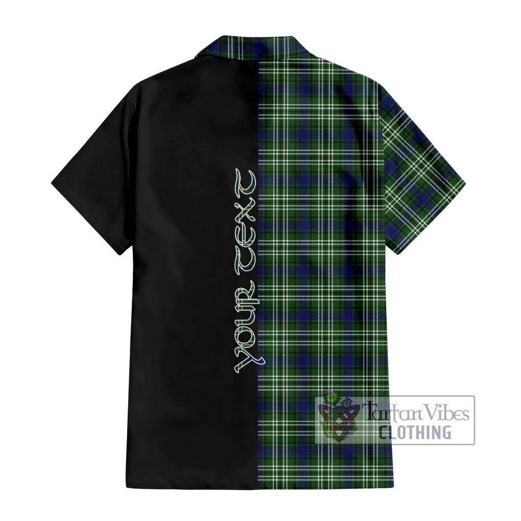 Mow Tartan Hawaiian Shirt with Family Crest and Half Of Me Style - Tartan Vibes Clothing