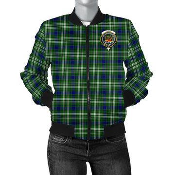 Mow Tartan Bomber Jacket with Family Crest
