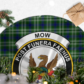 Mow Tartan Christmas Tree Skirt with Family Crest