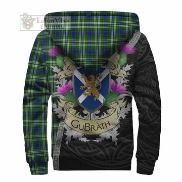 Mow Tartan Family Crest Sherpa Hoodie Lion Rampant Royal Thistle Shield Celtic Inspired - Tartan Vibes Clothing