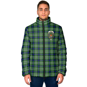 Mow Tartan Padded Jacket with Family Crest
