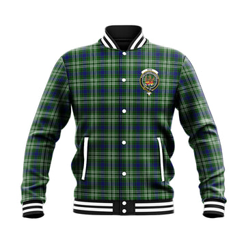 Mow Tartan Baseball Jacket with Family Crest