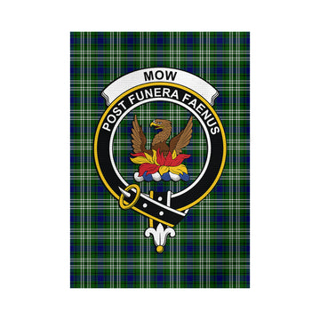 Mow Tartan Garden Flag with Family Crest