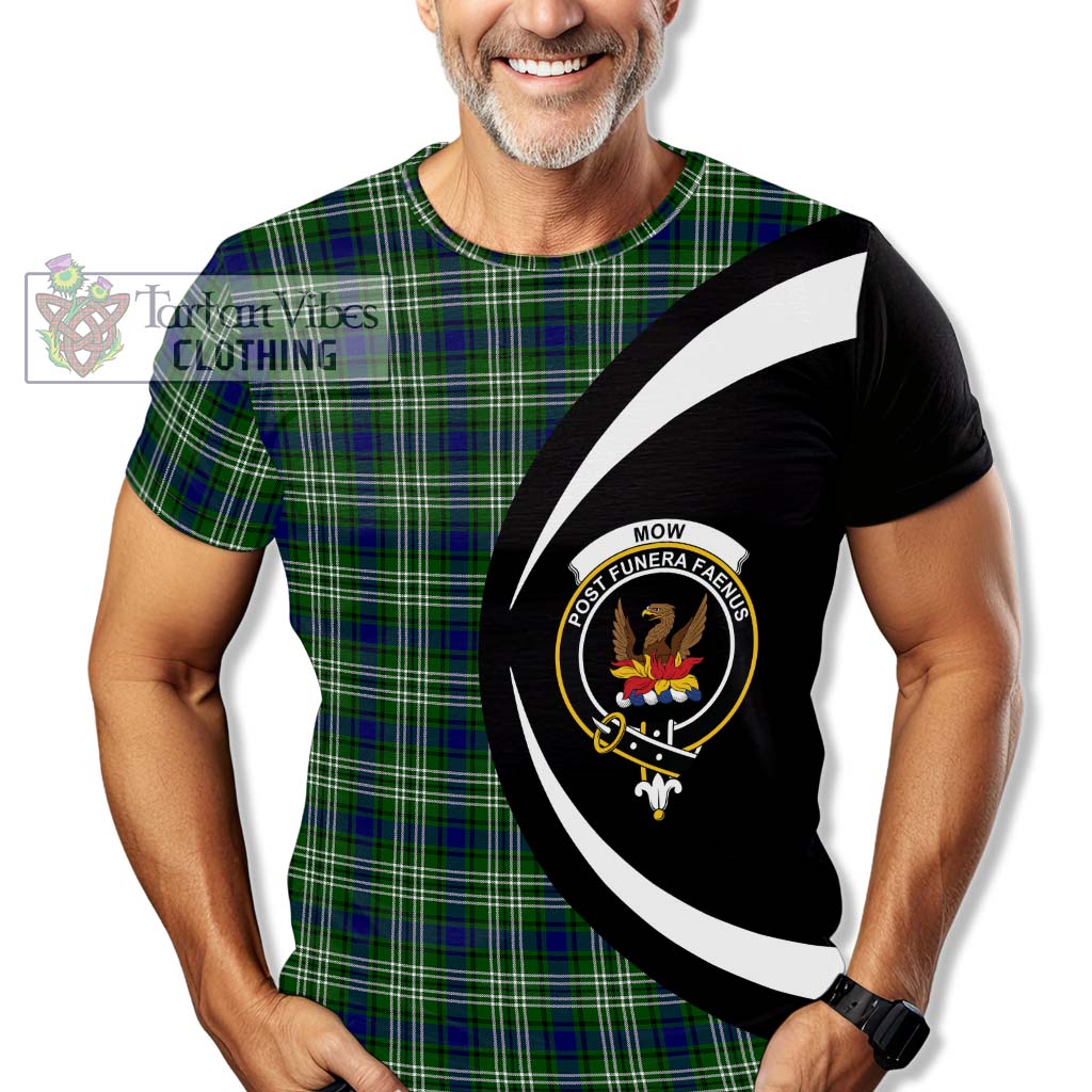 Tartan Vibes Clothing Mow Tartan T-Shirt with Family Crest Circle Style