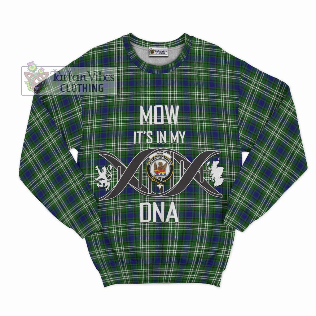 Mow Tartan Sweatshirt with Family Crest DNA In Me Style - Tartan Vibes Clothing