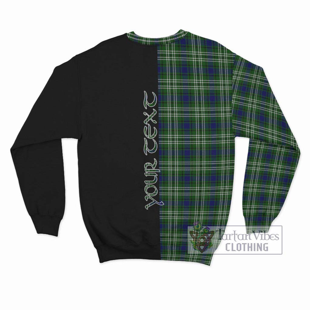 Mow Tartan Sweatshirt with Family Crest and Half Of Me Style - Tartan Vibes Clothing