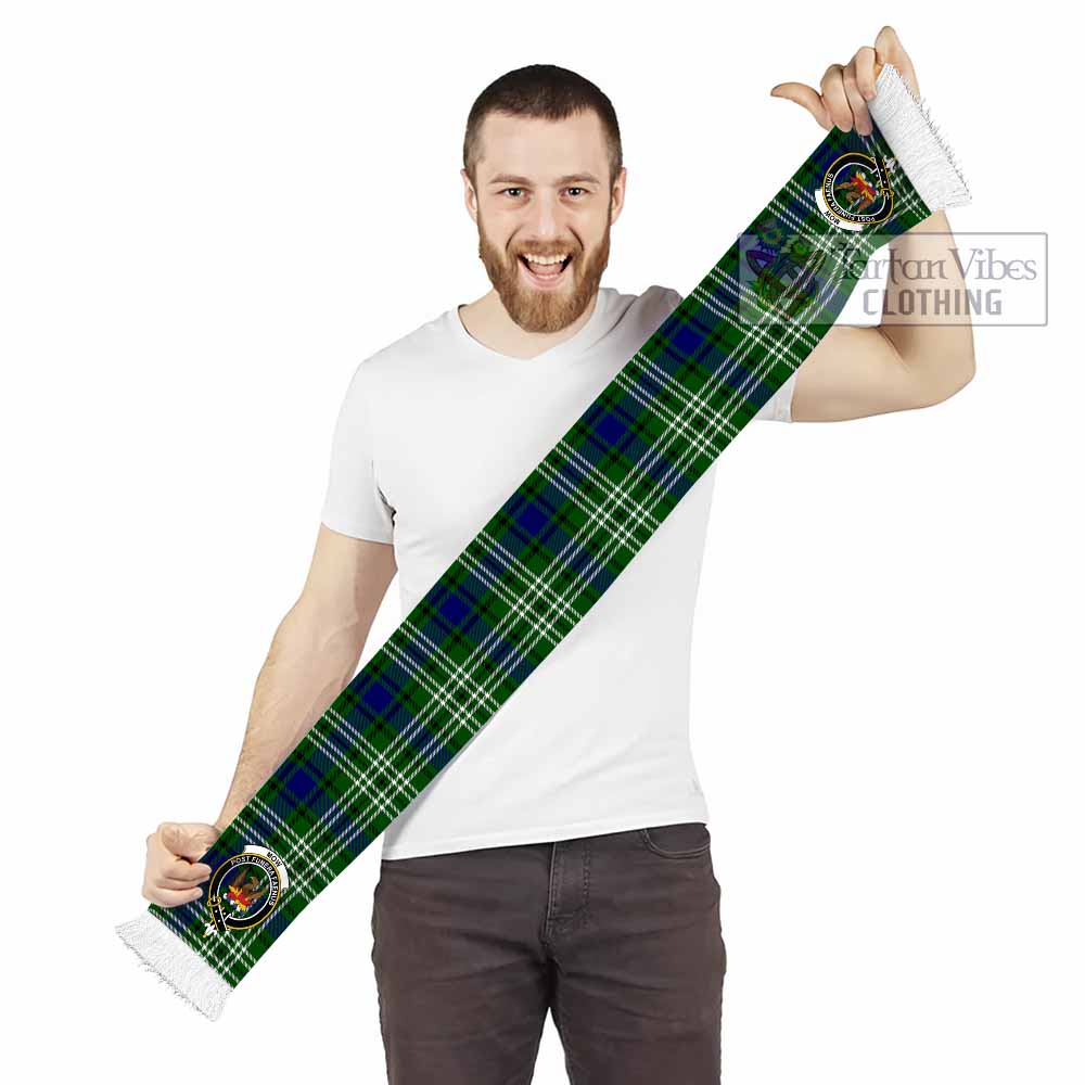 Mow Tartan Ruffneck Scarf with Family Crest - Tartan Vibes Clothing