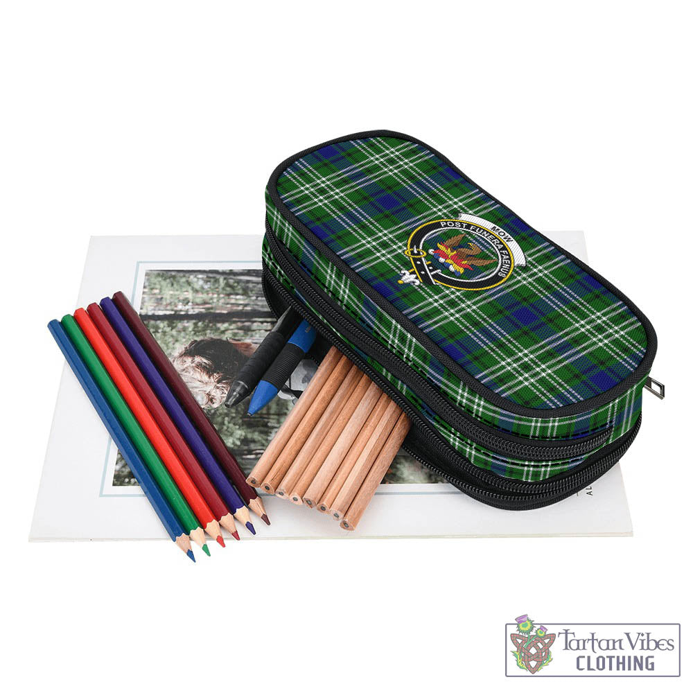 Tartan Vibes Clothing Mow Tartan Pen and Pencil Case with Family Crest