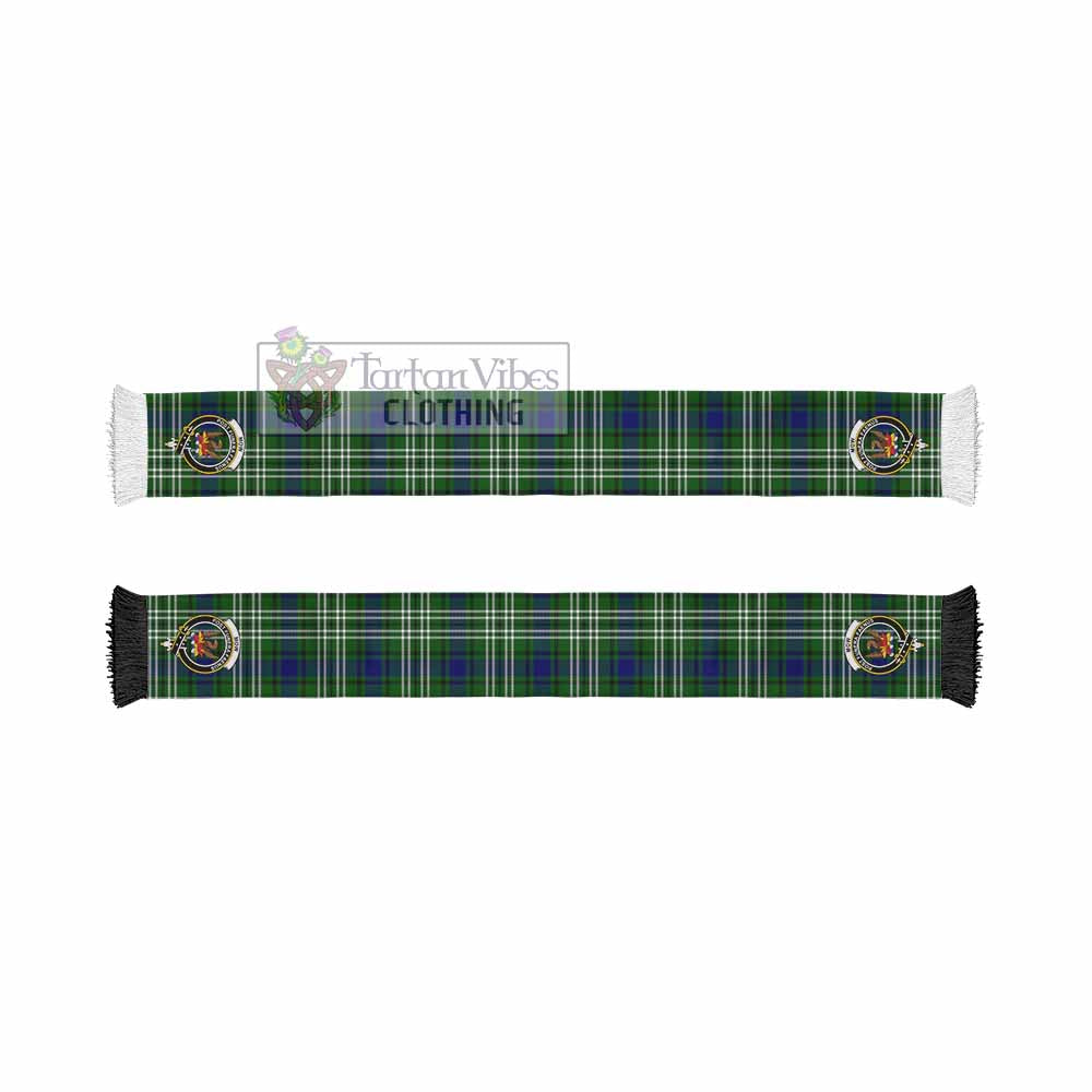 Mow Tartan Ruffneck Scarf with Family Crest - Tartan Vibes Clothing